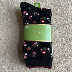 Kate Spade ♠️ 3 pair crew socks